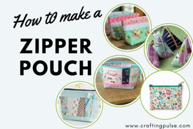 how to make a zipper pouch