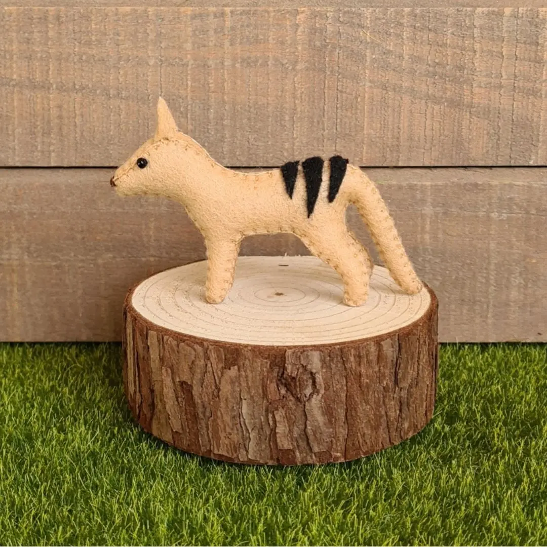 felt tasmanian tiger - World of Kawaii Gifts