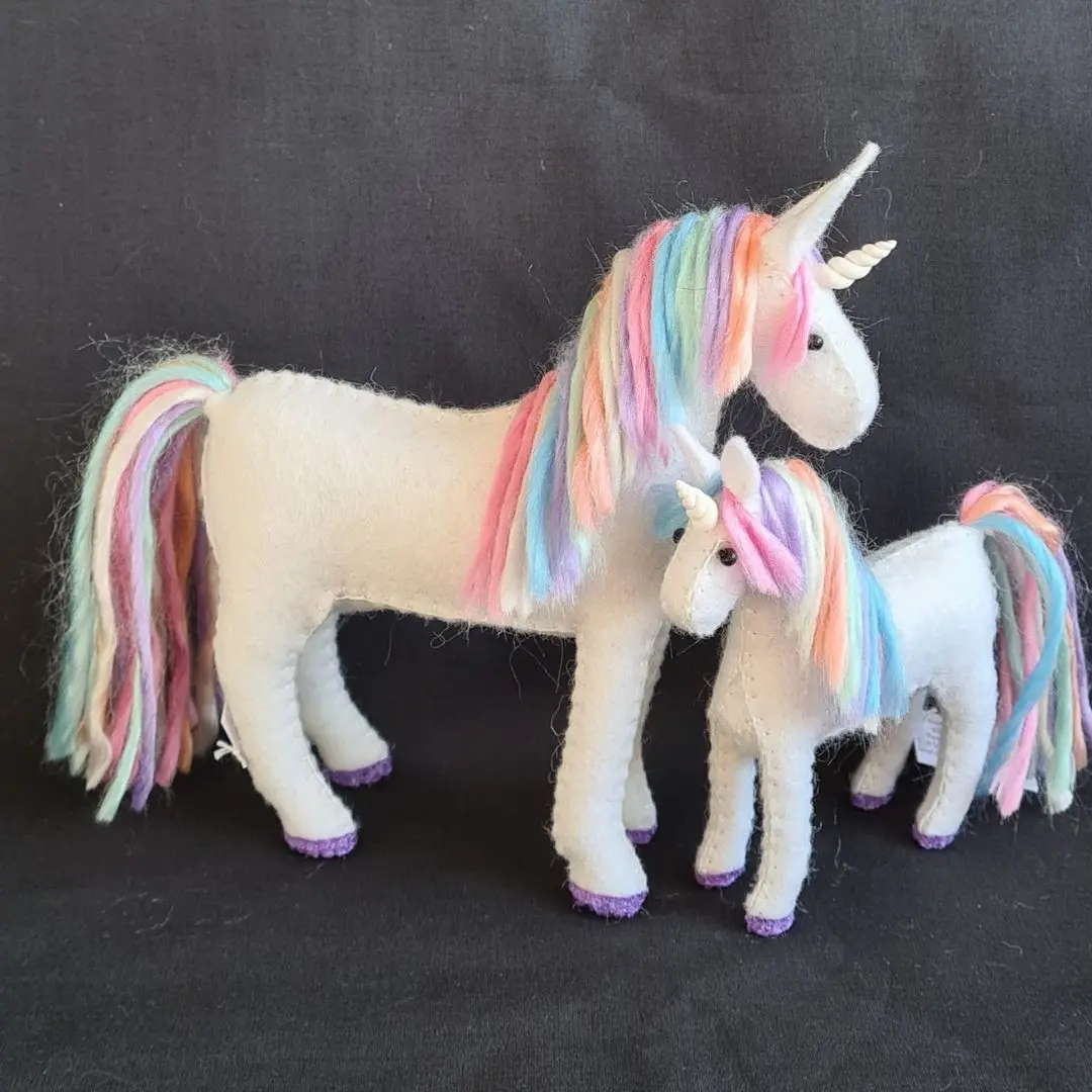 felt unicorns - World of Kawaii Gifts