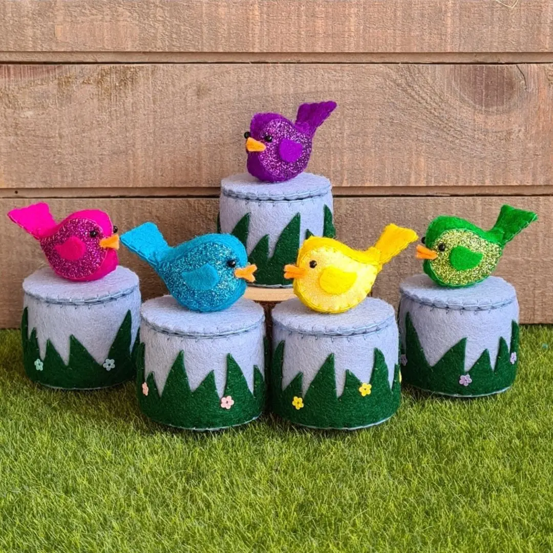 felt birds - World of Kawaii Gifts