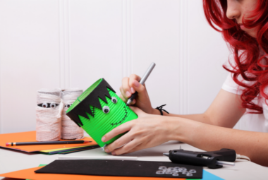 Crafts made using recycled materials