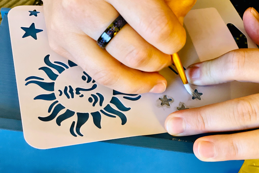 Custom stencils for painting and crafts
