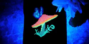 Glow in the Dark Embroidery