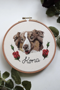 Pet Portraits Embroidery