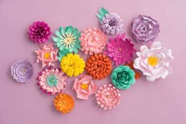 Techniques for creating paper flowers