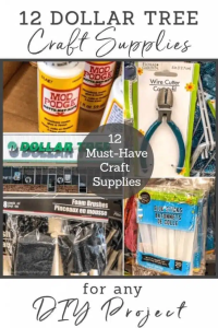 Dollar Tree Craft Supplies Essentials